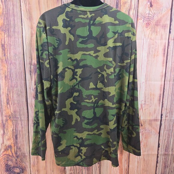 Nike Dri-Fit Camo Bulldogs Long-Sleeve Tee XXL - Picture 2 of 6